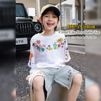 Boys Cartoon Print Short Sleeve Cotton T-Shirt