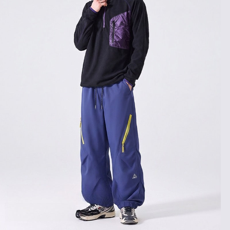 WENHOUU Detachable Fleece Lined Softshell Hiking Pants Waterproof Breathable