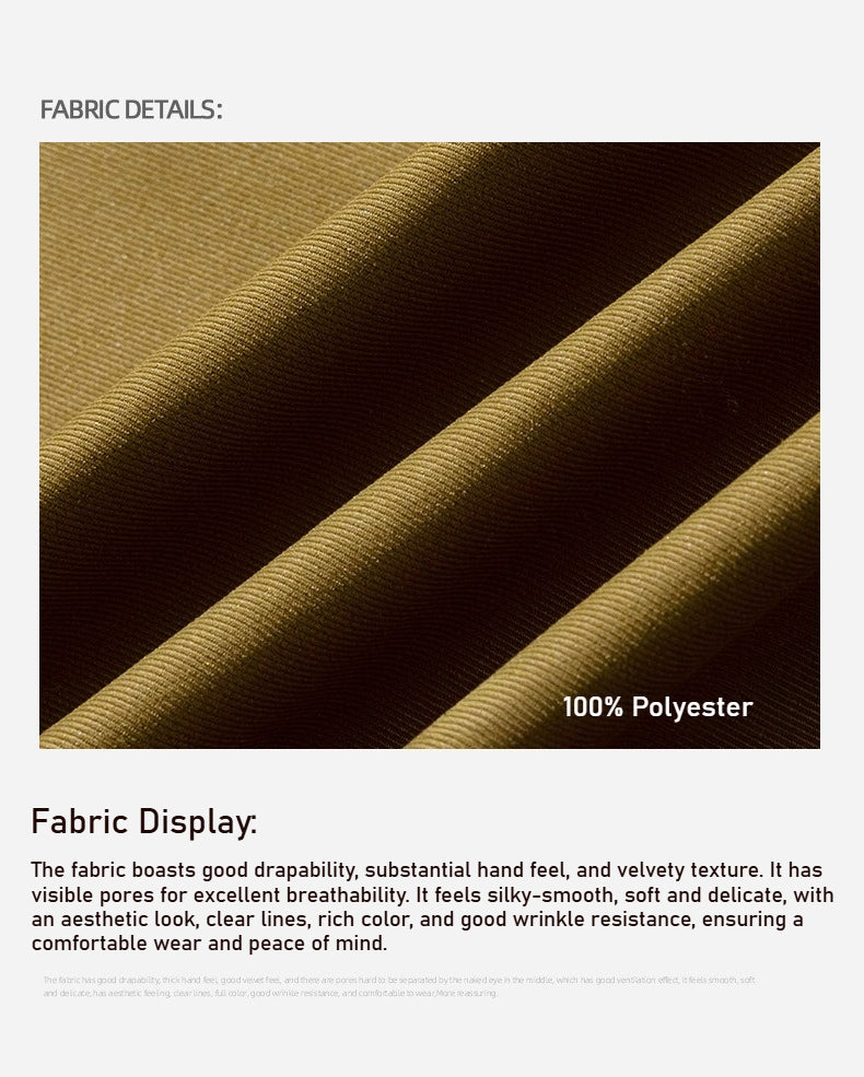 Spring and Autumn new men's sports loose stand-up collar jacket, multi-pocket hooded wear-resistant casual jacket, black/caramel optional