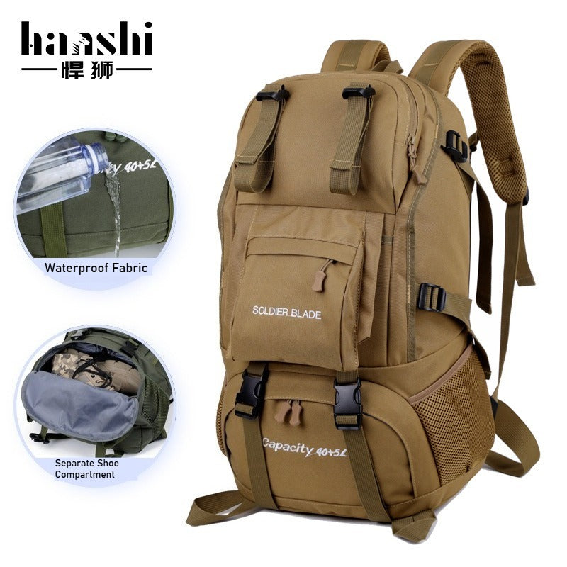 Premium lightweight outdoor backpack, large-capacity travel mountaineering bag
