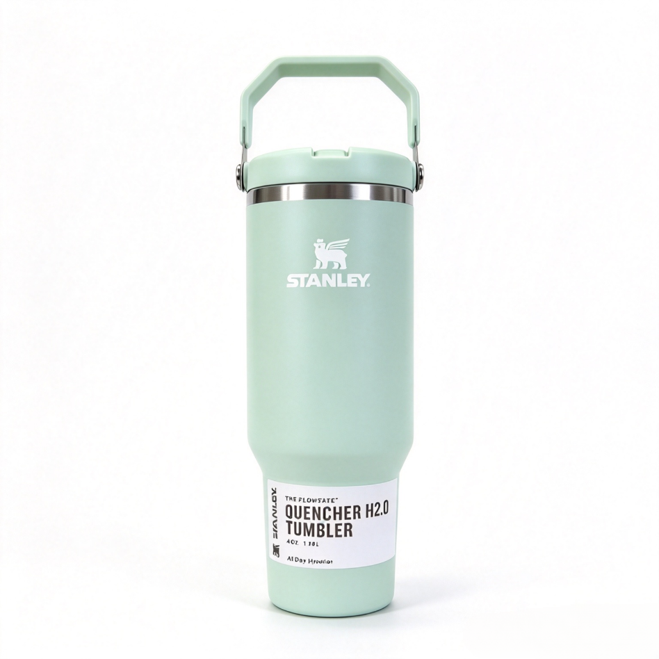 Stanley The Iceflow Flip Straw 2.0 Tumbler Black 40oz