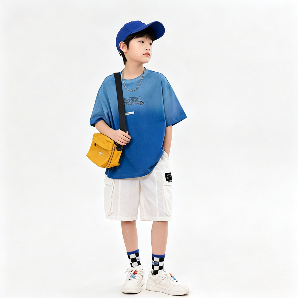 Boys' Washed Gradient T-Shirt Set