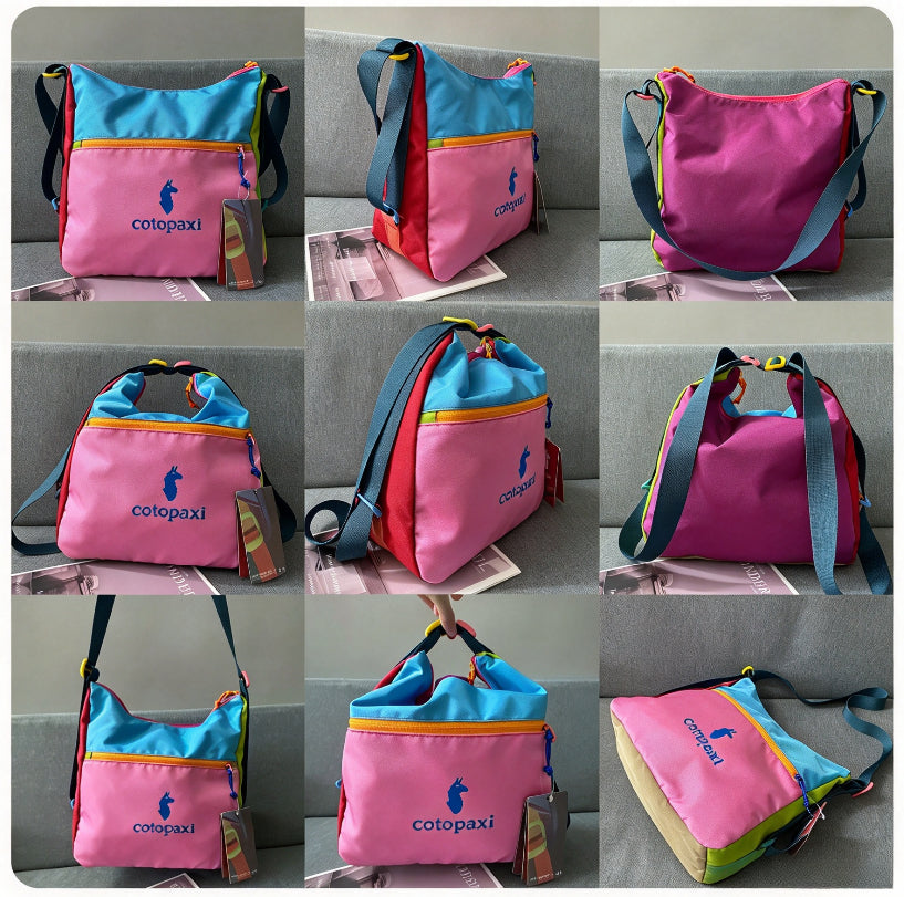 Cotopaxi Del Dia Style Color Block Crossbody 17L Tote Bag