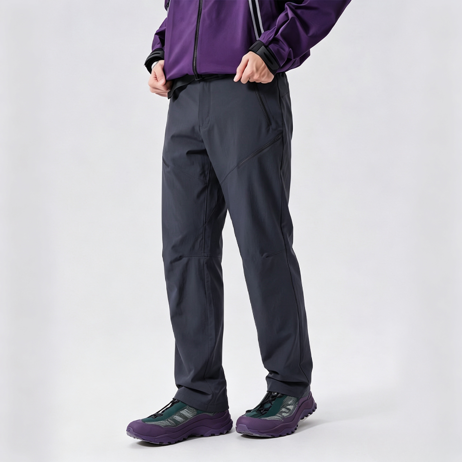 Unisex Waterproof Breathable Hiking Pants, Stretch Straight‑Leg Outdoor Casual Trousers