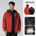 Toread 3‑in‑1 Down Hardshell Jacket, Windproof Waterproof Unisex Outdoor Mountaineering Coat