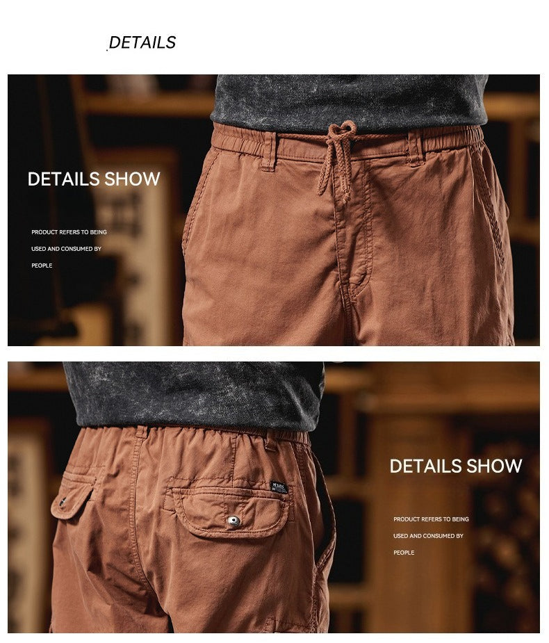 Men's Loose Straight-Leg Casual Pants - Sporty Casual Style for Autumn
