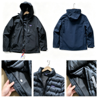 Patagonia 3‑in‑1 Waterproof Down Insulated Hooded Winter Outdoor Jacket