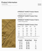 Spring and Autumn new men's sports loose stand-up collar jacket, multi-pocket hooded wear-resistant casual jacket, black/caramel optional