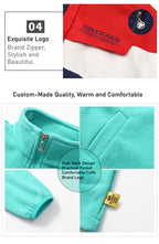 Children's jacket two-piece set of 3-8 year old children's windproof and waterproof jacket, spring and autumn hiking camping clothing, navy blue/green optional