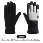 Thickened Winter Unisex Ski Gloves - Adult Hiking  E-Bike Use