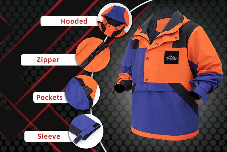 Spring and Autumn Men's Jacket: Windproof and Waterproof Outdoor, Mountaineering Versatile Jacket