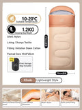 Portable Adult Fall Winter Sleeping Bag - Outdoor Thickened Warm Windproof Cold-Resistant for Car