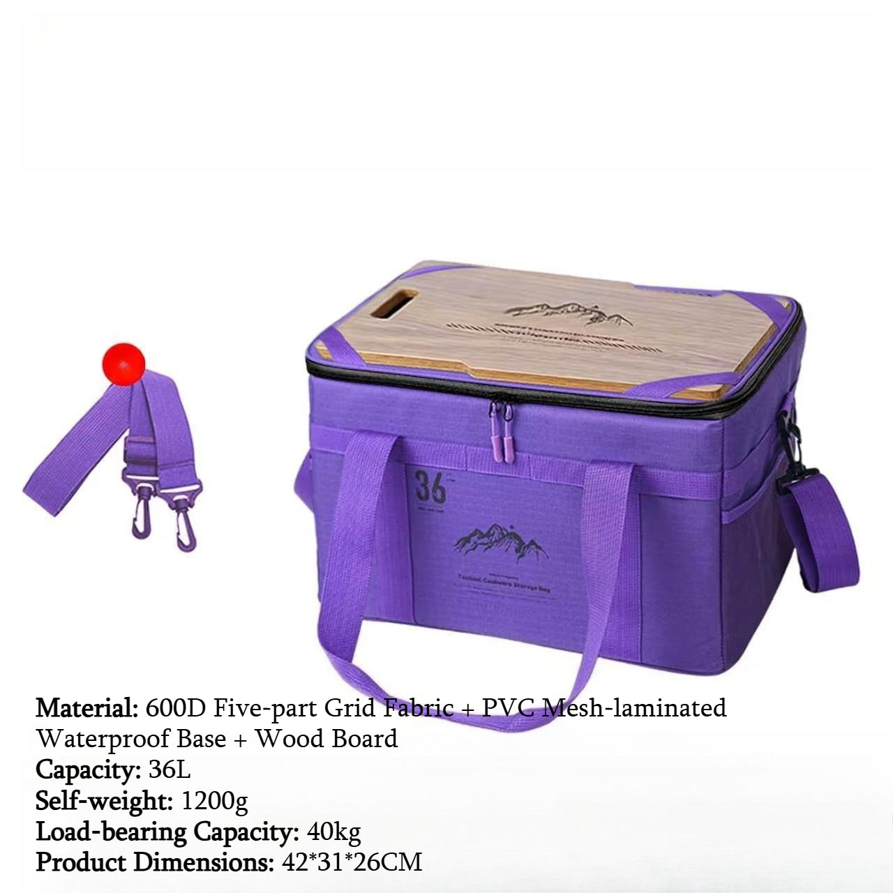 Multi‑Functional Tactical Camping Storage Bag with Table Board, Portable Outdoor Sundries Gear Pouch