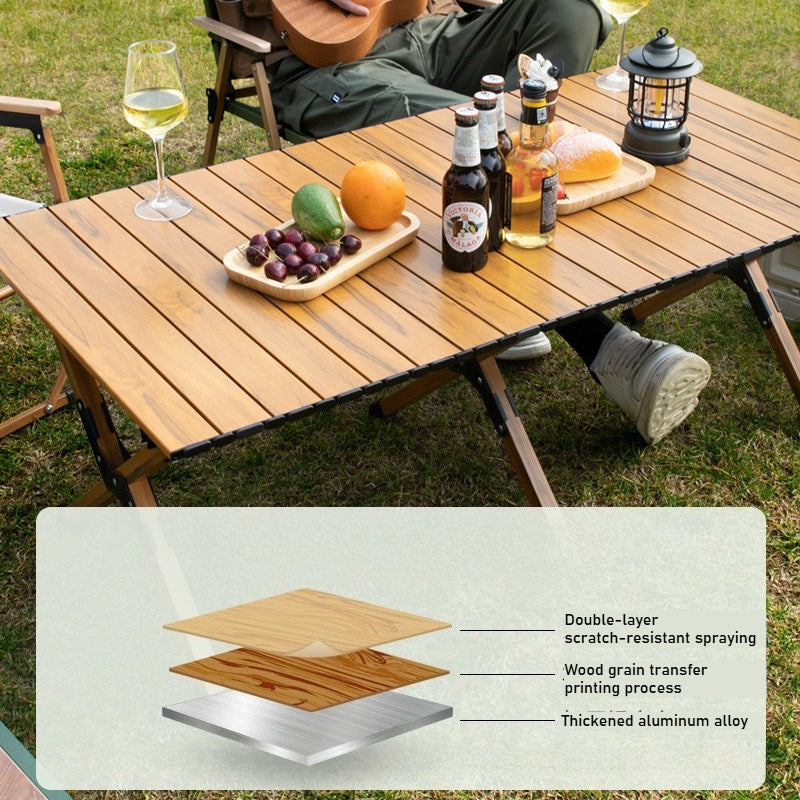 Portable Folding Table - For Camping Outdoor Beach Vendor Catering Use