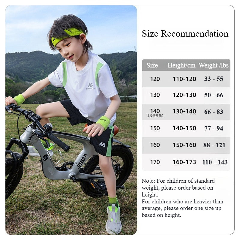 Quick Dry Cooling Kids Cycling Sports Outfit