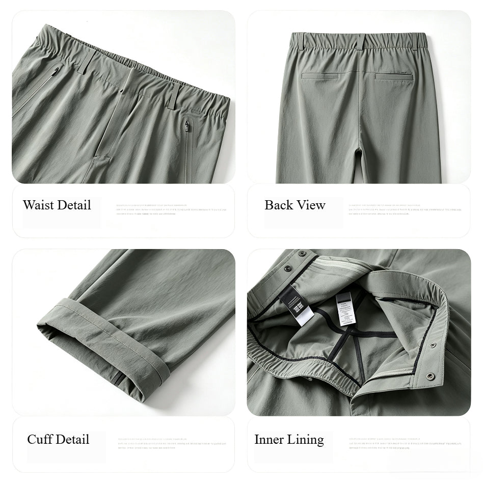 Men's Seam‑Sealed Quick Dry Stretch Hiking Outdoor Pants