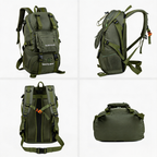 Waterproof Oxford Cloth Hiking Backpack Large Capacity Lightweight for Outdoor Travel Cycling