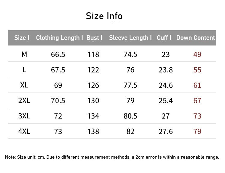 Men's New Winter Thickened Versatile Korean-Style 90% White Duck Down Casual Jacket