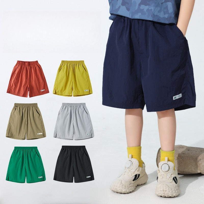 2026 New Lightweight Quick Dry 5 Inch Athletic Shorts for Boys