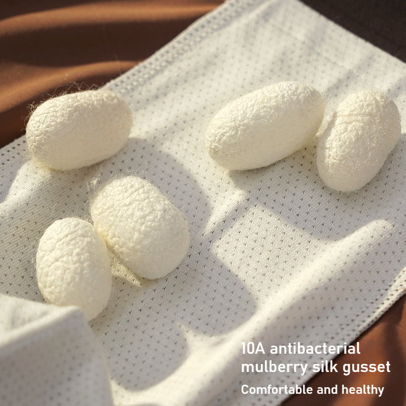 Cool feeling ice silk summer thin men's underwear large size boxer underwear men's