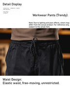 Men's Loose Straight-Leg Casual Pants - Sporty Casual Style for Autumn