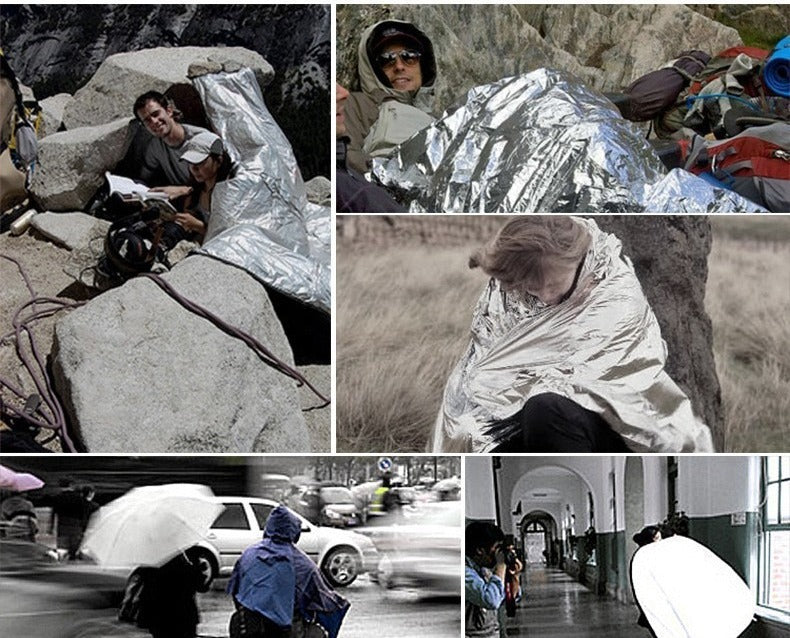 Kit de supervivencia SOS multifuncional: emergencias para acampar al aire libre y aventuras en la naturaleza.