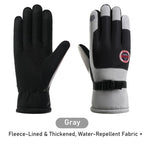 Thickened Winter Unisex Ski Gloves - Adult Hiking  E-Bike Use