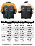 Men's loose PU leather baseball jacket | Cross-border European and American locomotive style faux leather cardigan jacket, motorcycle riding trendy and cool top