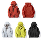 Autumn and winter three-proof jacket for men and women outdoor sports waterproof mountaineering hooded jacket