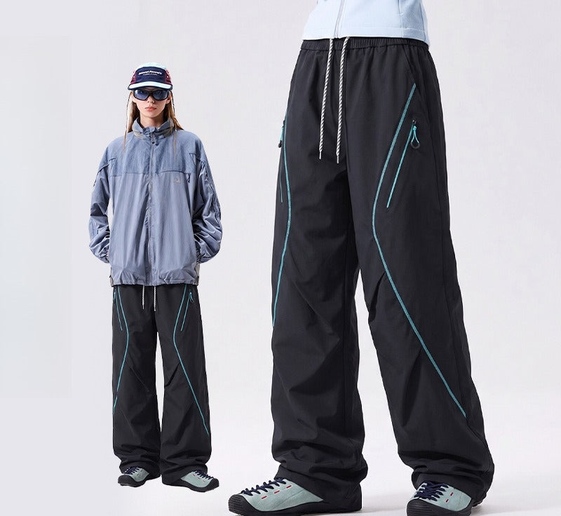 WENHOUU Unisex Detachable Fleece Lined Winter Hiking & Cycling Pants