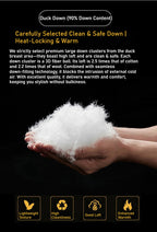 Men's New Workwear Down Jacket - Thickened Mid-Length Warm Cold-Resistant