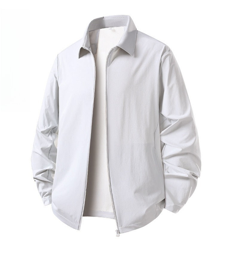 Men's Windproof UV‑Protection Windbreaker, Spring Business Outdoor Breathable Casual Jacket