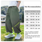 Boys Quick Dry Athletic Pants, UPF50+ UV Protection Mesh Cooling Trousers