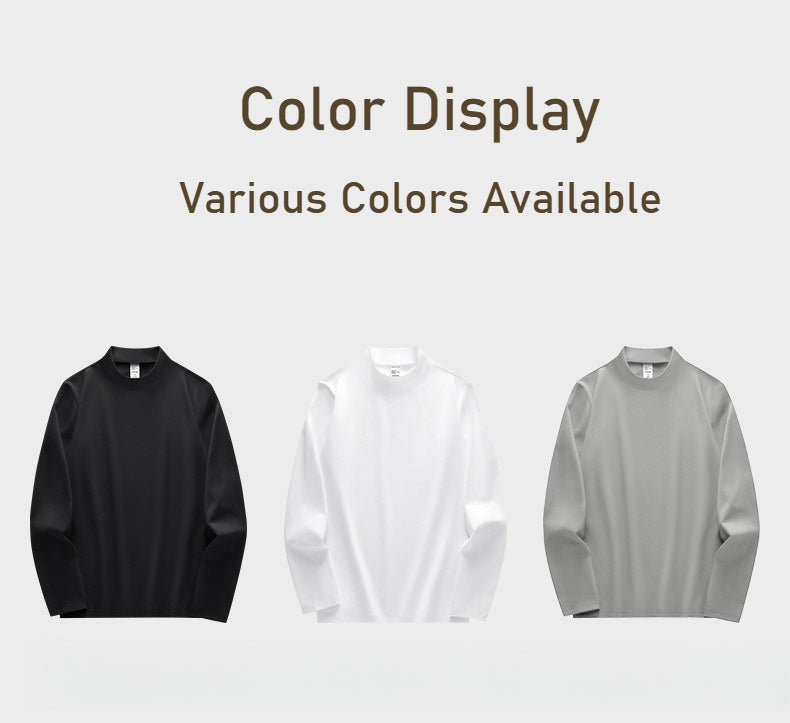 Autumn new 10A grade bacteriostatic Modal cotton long-sleeved T-shirt men's, solid color slim-fitting bottoming shirt, multi-color optional S-4XL