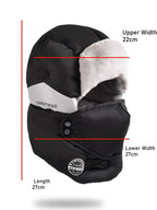 Men's cycling cold-proof headgear, winter ear protection and windproof cotton hat
