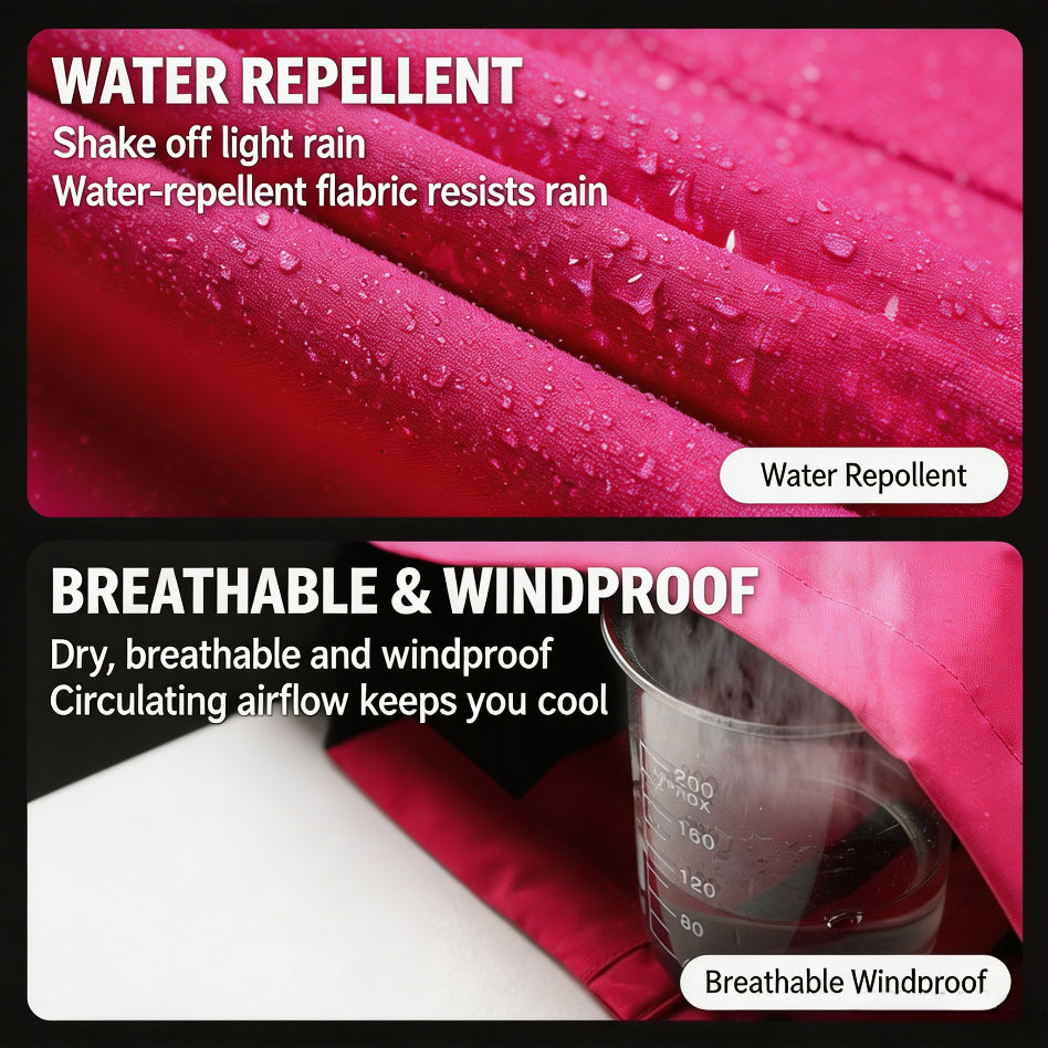 Comparable‑Style 3‑in‑1 Windproof Waterproof Jacket with Removable Fleece Liner for Outdoor Hiking