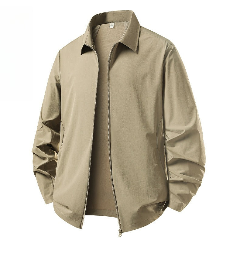 Men's Windproof UV‑Protection Windbreaker, Spring Business Outdoor Breathable Casual Jacket