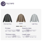 Men's Solid Color Stand Collar Knitted Cardigan