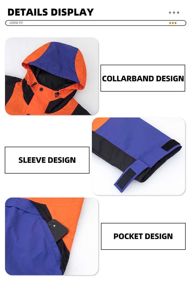 Spring and Autumn Men's Jacket: Windproof and Waterproof Outdoor, Mountaineering Versatile Jacket