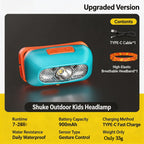 Lightweight Kids Outdoor Headlamp, Head‑Worn Torch for Tide Pooling and Mountain Climbing