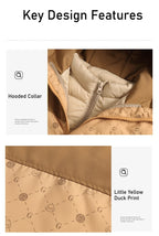 Autumn and winter children's down jacket two-piece set, boys and girls trendy jacket, windproof, waterproof and warm outdoor children's clothing [removable three-in-one]