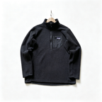 Patagonia Stand-Collar Half-Zip Sweatshirt with Pocket – Unisex Loose Wave-Cut Fit