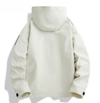 Men's outdoor lightweight mountaineering jacket: windproof and waterproof core performance, hooded style creates a fashionable sports style