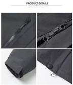 A Must-Have for Winter Outdoor Hiking! Unisex Couple’s 3-in-1 Shell Jacket, Thickened for Warmth, Balancing Casual Style and Trendiness, Youth-oriented Outerwear