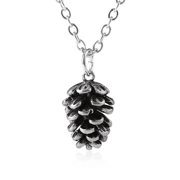 Nature Cast Metalworks Pinecone Pendant Necklace