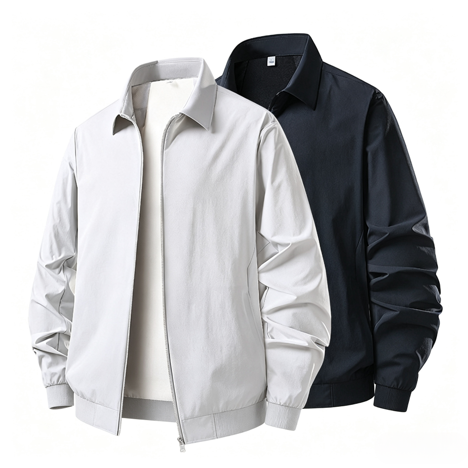Men's Windproof UV‑Protection Windbreaker, Spring Business Outdoor Breathable Casual Jacket