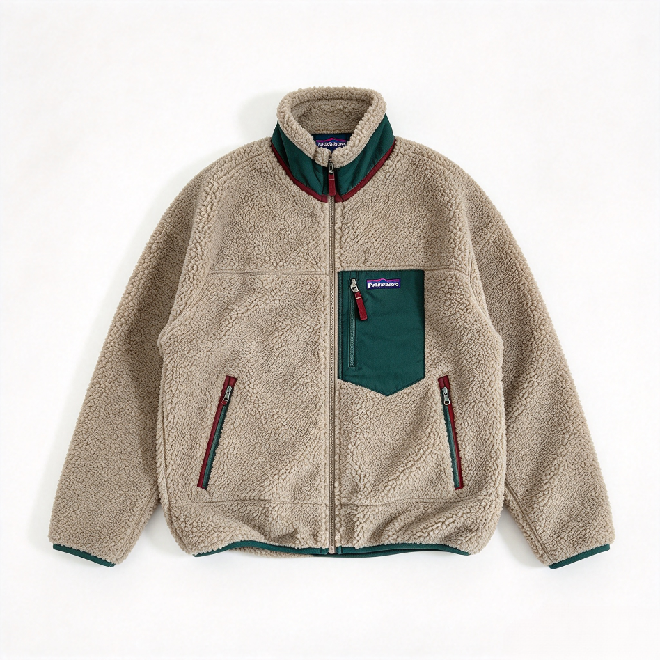 Patagonia Classic Retro-X Fleece Jacket Full-Zip Sherpa Fleece Coat