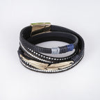 Brezin Locks Multi-Feather Bracelet