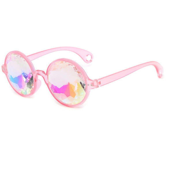 Kaleidoscope glasses funny night show concert sunglasses