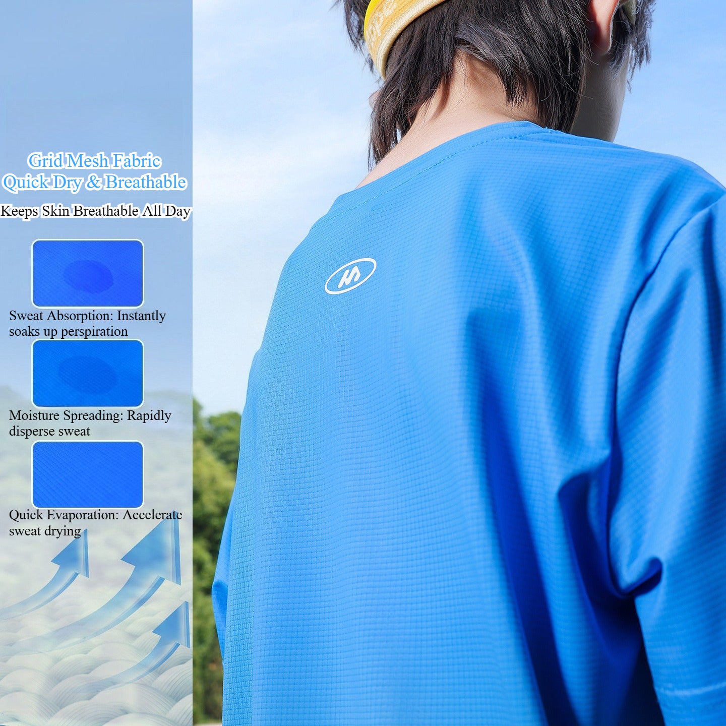 Quick-Drying Sports Uniform Set for Older Children